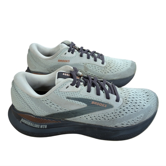 Brooks Adrenaline GTS 24 Running Shoes Sneakers Gray Size 8 - Picture 2 of 11